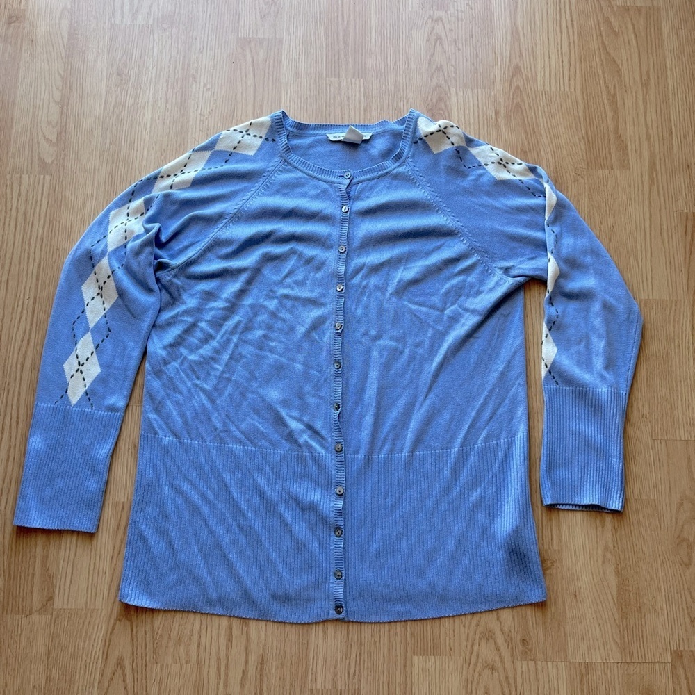 Bianca Nygard Periwinkle Long Sleeve Cardigan